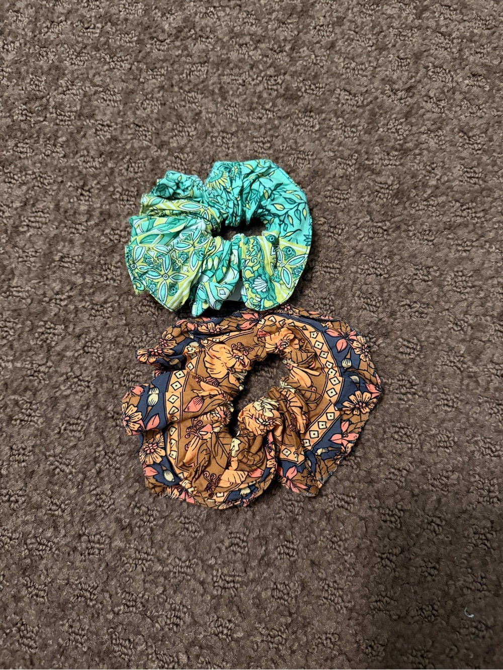 Bohemian Floral Scrunchie Hair Accessories